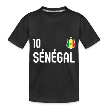 Senegal national team - Kids' Premium Organic T-Shirt - black - Front