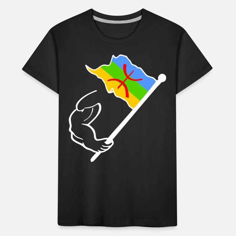 Drapeau amazigh T-shirt bio Premium Enfant