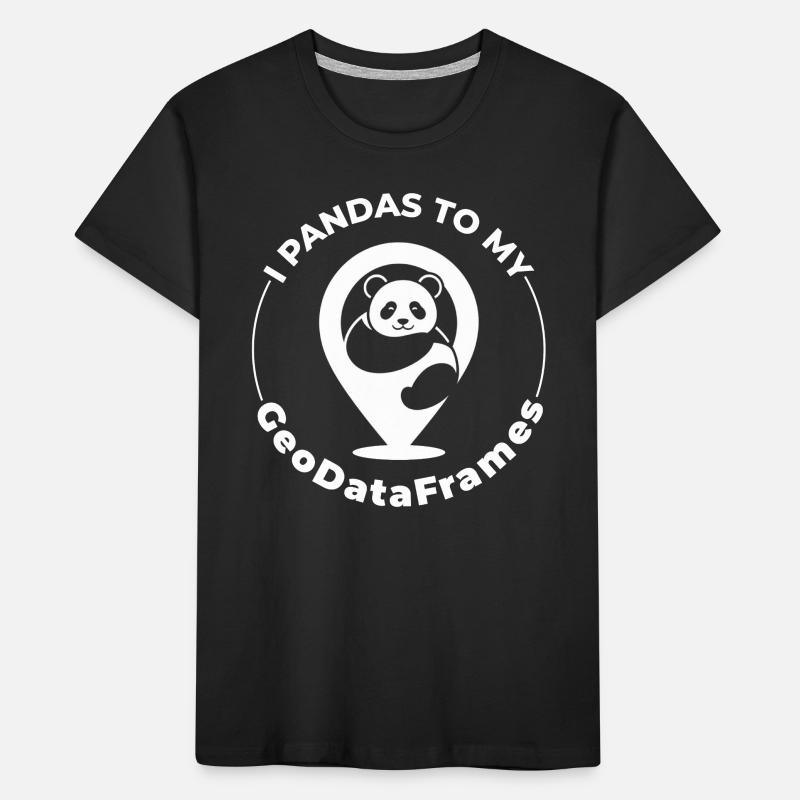 GeoDataFrames Pandas GIS Python Programmierung Kinder Premium Bio T-Shirt