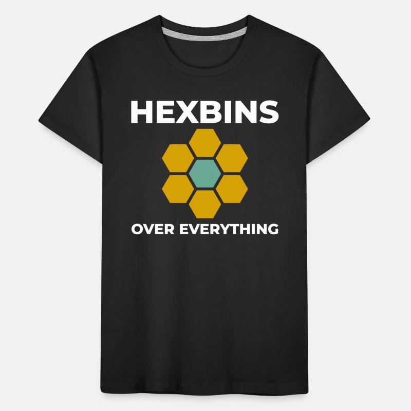 Hexbins Datenvisualisierung GIS Mapping Räumlich Kinder Premium Bio T-Shirt