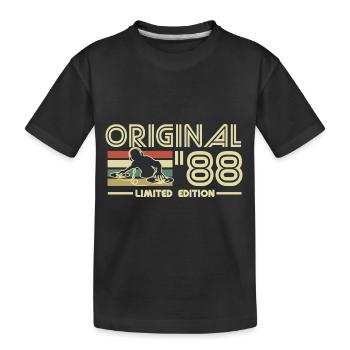 1988 - Kids' Premium Organic T-Shirt - black - Front