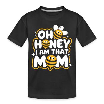 abeille abeille apicultrice abeille abeille - T-shirt bio Premium Enfant - noir - Devant