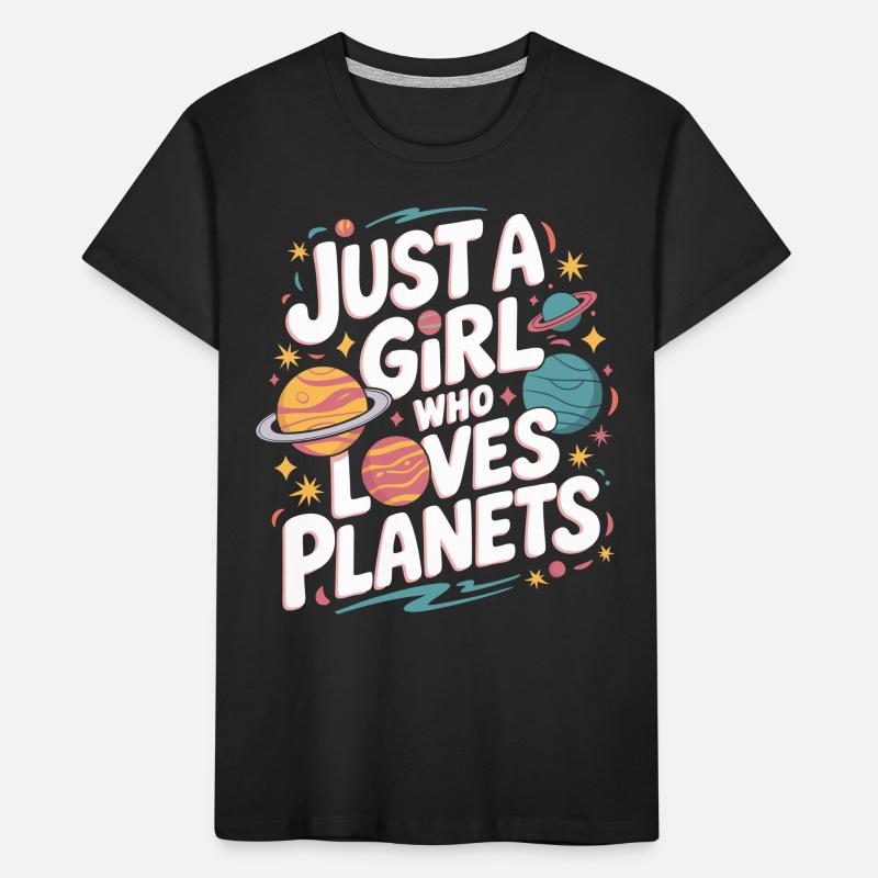Planet Solar System Astronomy Space Kids' Premium Organic T-Shirt