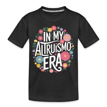 Altruisme Don désintéressé Donner d’école - T-shirt bio Premium Enfant - noir - Devant
