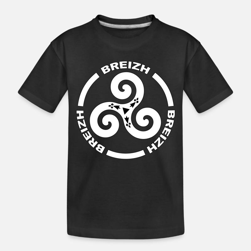 Breizh Triskel - T-shirt bio Premium Enfant - noir