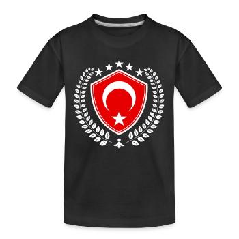 Turquie - T-shirt bio Premium Enfant - noir - Devant