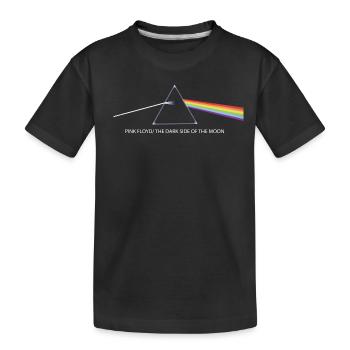 Pink Floyd Writing The Dark Side Of The Moon - Kids' Premium Organic T-Shirt - black - Front
