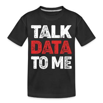 Intelligence artificielle GPT - T-shirt bio Premium Enfant - noir - Devant