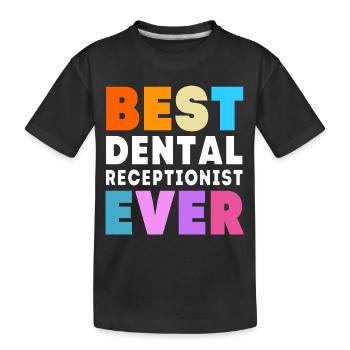 Réceptionniste Dentiste - T-shirt bio Premium Enfant - noir - Devant