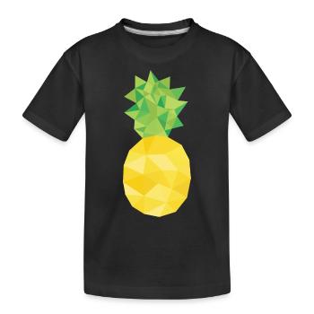 ananas - T-shirt bio Premium Enfant - noir - Devant