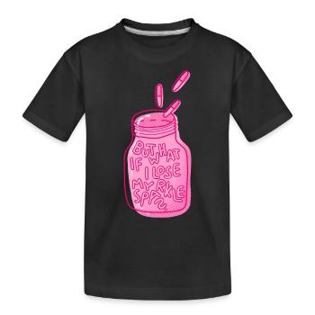 what if i lose my sparkle Spruch mental health - Kinder Premium Bio T-Shirt - Schwarz - Vorne