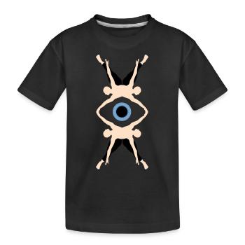 Eye - T-shirt bio Premium Enfant - noir - Devant