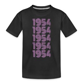 Celebrations 1954 - Kids' Premium Organic T-Shirt - black - Front