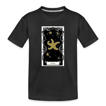L'Étoile  - T-shirt bio Premium Enfant - noir - Devant