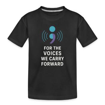 Suicide Loss Remembrance Walk Suicide - Kids' Premium Organic T-Shirt - black - Front