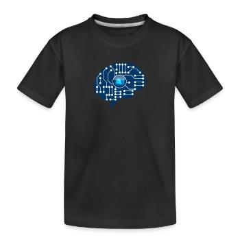 Artificial intelligence - Kids' Premium Organic T-Shirt - black - Front