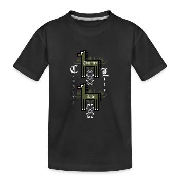 Countrylife Horse - Kids' Premium Organic T-Shirt - black - Front