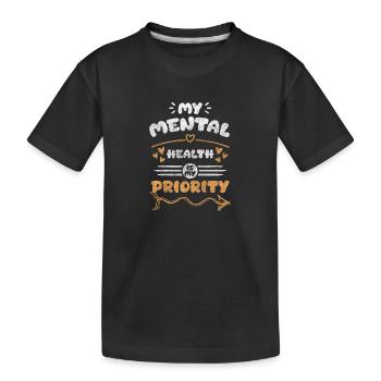 Relaxation Méditation Santé Luxe - T-shirt bio Premium Enfant - noir - Devant