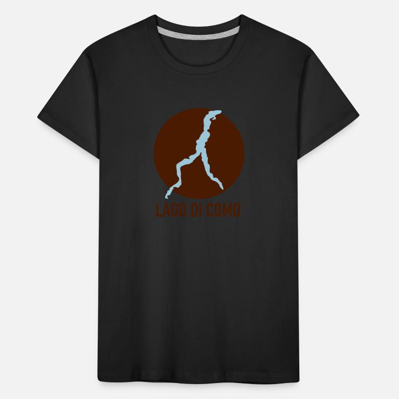 Lago di Como - Lac de Côme T-shirt bio Premium Enfant
