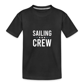 Équipage de navigation - T-shirt bio Premium Enfant - noir - Devant