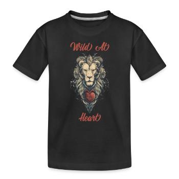 Wildlife Advocate - Kids' Premium Organic T-Shirt - black - Front
