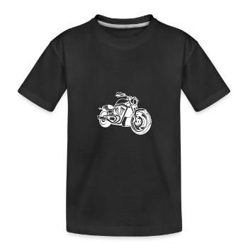 Motard - T-shirt bio Premium Enfant - noir - Devant