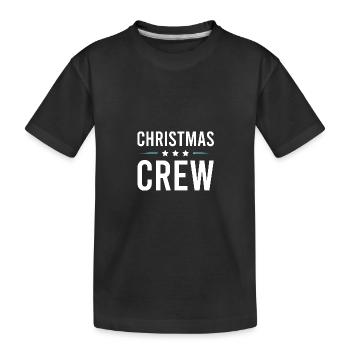 Christmas Crew - Kinder Premium Bio T-Shirt - Schwarz - Vorne