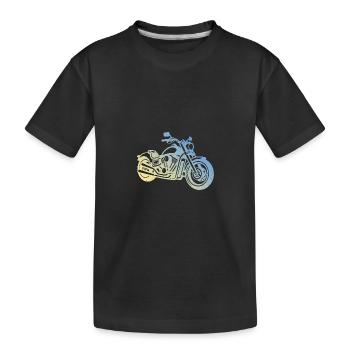 Motard - T-shirt bio Premium Enfant - noir - Devant