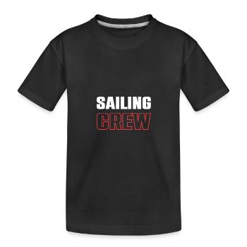 Équipage de navigation - T-shirt bio Premium Enfant - noir - Devant