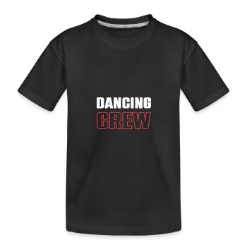 Dancing Crew - Kinder Premium Bio T-Shirt - Schwarz - Vorne