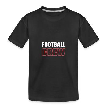 Équipe de football - T-shirt bio Premium Enfant - noir - Devant