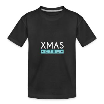 Xmas Crew - Kinder Premium Bio T-Shirt - Schwarz - Vorne