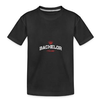 Bachelor Team - Kinder Premium Bio T-Shirt - Schwarz - Vorne