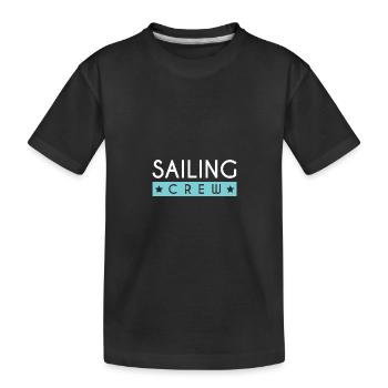 Équipage de navigation - T-shirt bio Premium Enfant - noir - Devant
