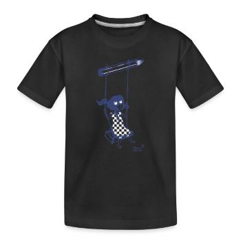 crayon & liberté - T-shirt bio Premium Enfant - noir - Devant