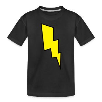 Eclair - T-shirt bio Premium Enfant - noir - Devant