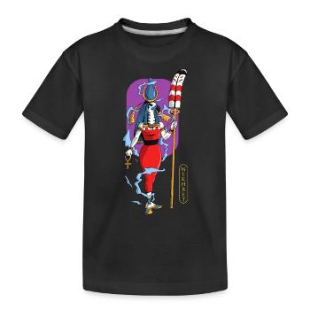 Nekhbet, Egyptian goddess - Kids' Premium Organic T-Shirt - black - Front