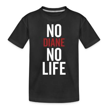 Pas de Diane pas de vie - T-shirt bio Premium Enfant - noir - Devant