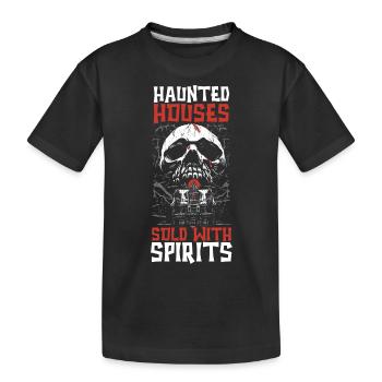 Maisons hantées vendues avec Ghosts Realtor Hello - T-shirt bio Premium Enfant - noir - Devant