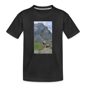 Bouquetin des Alpes - T-shirt bio Premium Enfant - noir - Devant