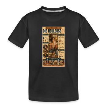 Die Heulsuse – Tränenreich und dramatisch - Kinder Premium Bio T-Shirt - Schwarz - Vorne