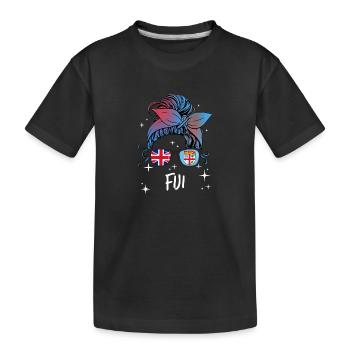 Fidji - T-shirt bio Premium Enfant - noir - Devant