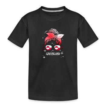 Groenland - T-shirt bio Premium Enfant - noir - Devant