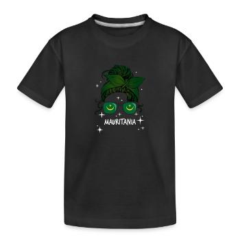 Mauritanie - T-shirt bio Premium Enfant - noir - Devant