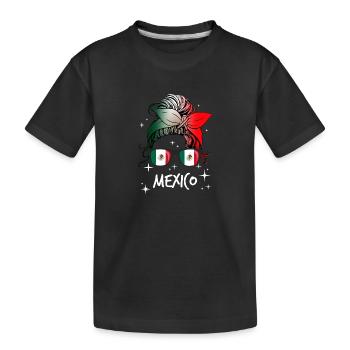 Mexico - Kids' Premium Organic T-Shirt - black - Front
