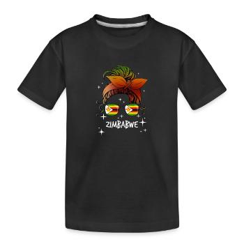Zimbabwe - T-shirt bio Premium Enfant - noir - Devant