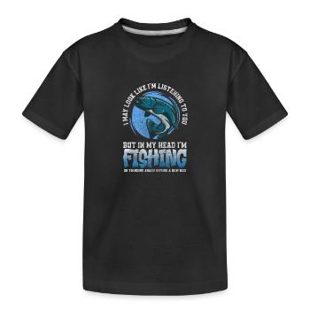 Angel Petri Heil Hameçon Carpe - T-shirt bio Premium Enfant - noir - Devant