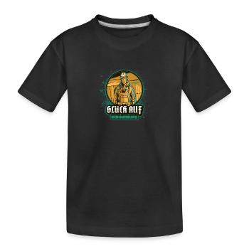 Ostthüringen Merch - Ronneburg - Kinder Premium Bio T-Shirt - Schwarz - Vorne