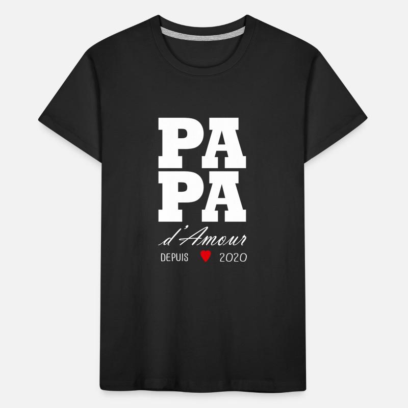 Loving dad since 2020 Kids' Premium Organic T-Shirt