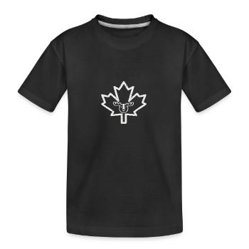 Bienvenue au Canada - T-shirt bio Premium Enfant - noir - Devant